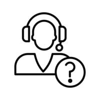 Help Request Icon Design vector