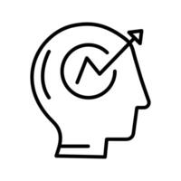 Marketing Strategy Icon Design vector
