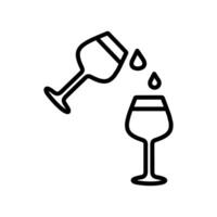 Wine Sip Icon Design vector