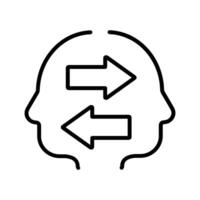 Knowledge Sharing Icon Design vector