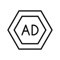 Ad Blocker Icon Design vector