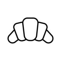 Croissant Icon Design vector