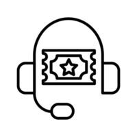 Support Ticket Icon Design vector