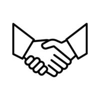 Handshake Icon Design vector