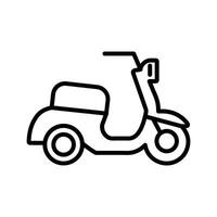 Motor Scooter Icon vector