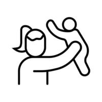 Mother and Son Icon vector