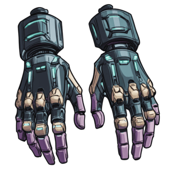 robotica mani con intricato design e futuristico caratteristiche, in mostra Avanzate tecnologia e artigianato png