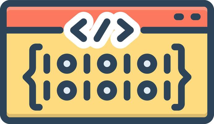 Color icon for programming language