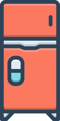 Color icon for refrigerator