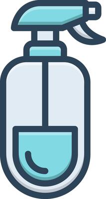 Color icon for antiseptic