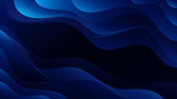 Dark blue gradient wave background, perfect for enhancing social media posts, advertising, and presentations with a modern touch vector
