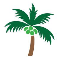 coconut tree design and image vector