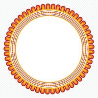 Durga Puja, Background, Poster, Sale, Circular, Frame, Border, on Transparent Background vector