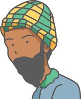 man avatar illustration design vector