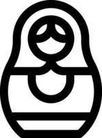 matryoshka illustration design vector