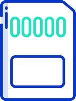 memory card illustration design vector
