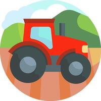 tractor illustration design vector
