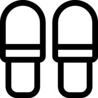 slippers illustration design vector