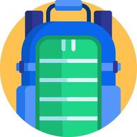 backpack illustration design vector