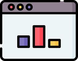 bar chart illustration design vector