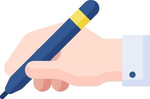 writing illustration design vector