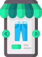 online store illustration design vector