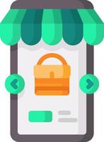 online store illustration design vector