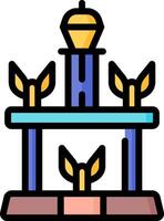 trophy illustration design vector
