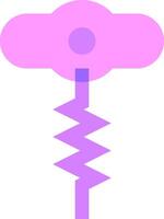 corkscrew illustration design vector
