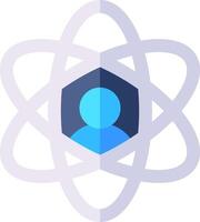 atom illustration design vector