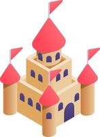 castle illustration design vector