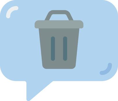 delete message illustration design vector