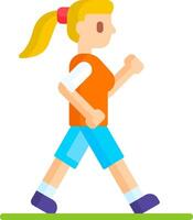walking illustration design vector