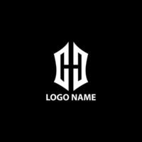 initial CHC modern logo design vector