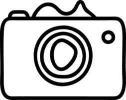 a camera icon on a white background vector