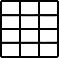 a square grid with four squares in each square vector