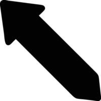 an arrow pointing down on a white background vector