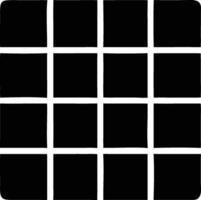 a square with squares on it, with a black background vector