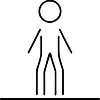 a man standing in front of a white background vector