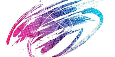 Abstract Background with Red and Blue Gradient Brush Texture and Halftone Effect. Grunge Sport Background, for Event Banner or Poster Design vector