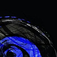 Abstract Background with Blue and Gray Brush Texture and Halftone Effect. Grunge Sports Background, for Banner or Poster Design Element vector