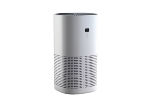 White Air Purifier with Digital Display png