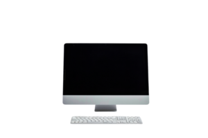 Computer Desktop and Keyboard Isolated png