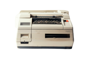 Vintage Typewriter with Keys png