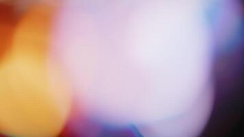 Multicolored light leaks 4k footage on black background, Stylizing , transitions, Bokeh effect video