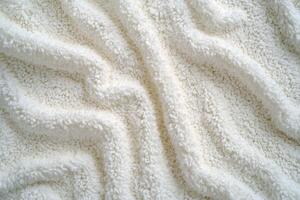 Terrycloth texture background features soft, looped fibers that create a plush and absorbent surface photo