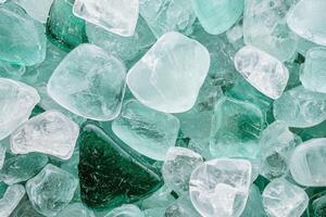 A smooth, frosted texture resembling weathered sea glass with soft, rounded edges photo