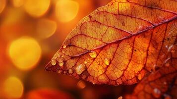 Leaf close up photo