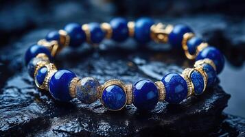 Lapis lazuli bracelet photo