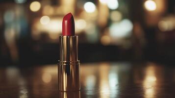 Lipstick on Table photo